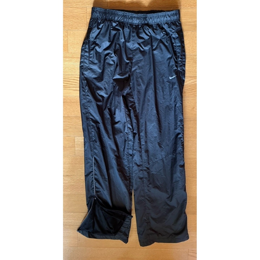 Nike Storm Fit Pants Men's Small Black Windbreaker Training Running 799185-010